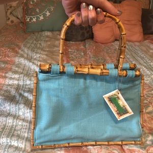 Bamboo54 Light Blue Purse